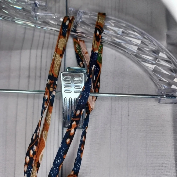 Madewell 100% silk cropped off the shoulder boho top - Picture 5 of 10